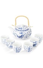 Tea Set Flower Butterfly