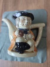 Tony Wood Studio Toby Jug England Vintage Character Man with Ale