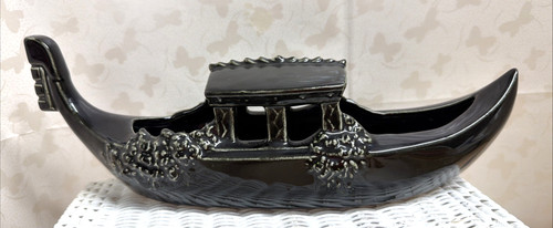 Mccoy gondola boat planter art - mccoy,