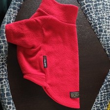 Equafleece jumper red waterproof, windproof warm dog coat Custom size S 13" 