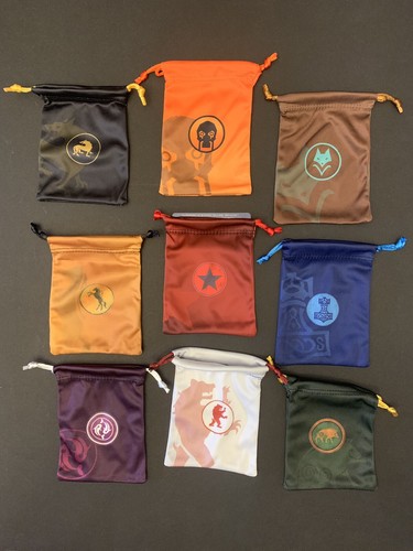 Drawstring microfiber bags - 9,
