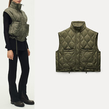 ZARA Women's Puffer Gilet in