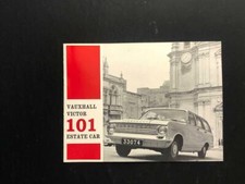 VAUXHALL VICTOR 101 ESTATE 1965 MOTOR CAR SALES BROCHURE UK MARKET SUPER DE LUXE