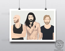 BIFFY CLYRO Minimalist Band Poster Silhouette Music Minimal Mon Biff Revolutions