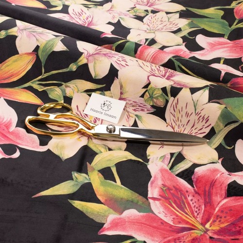 Printed velvet upholstery - printed,