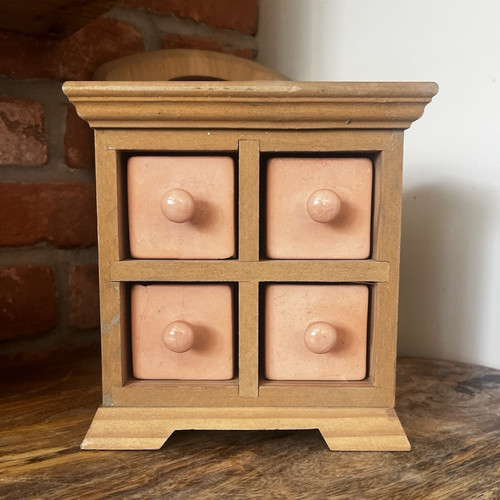 Wooden apothecary box - apothecary,