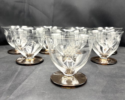 Bohemian etched glass - etched,