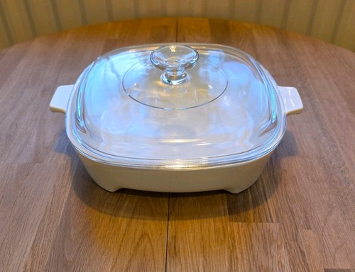 Vintage corning ware white - ware,