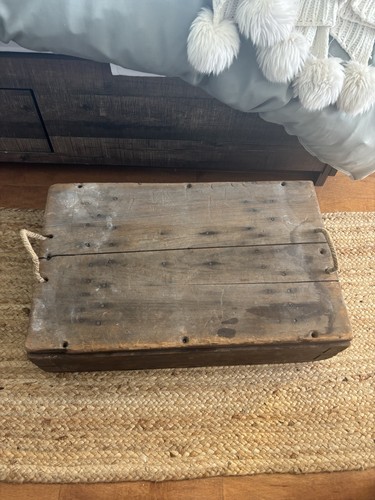 Antique wooden gun storage box - wooden,