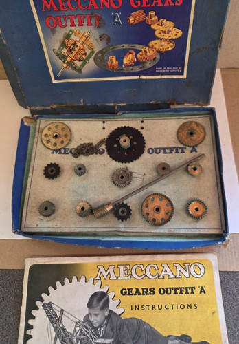Vintage meccano gears outfit - gears, a