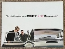 AUSTIN A110 WESTMINSTER Sales Brochure c1964 #2223/B Mk II Saloon SUPER DELUXE