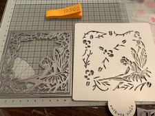 Tonic Studios stencil with square fairy frame die set ref12502 **SALE**