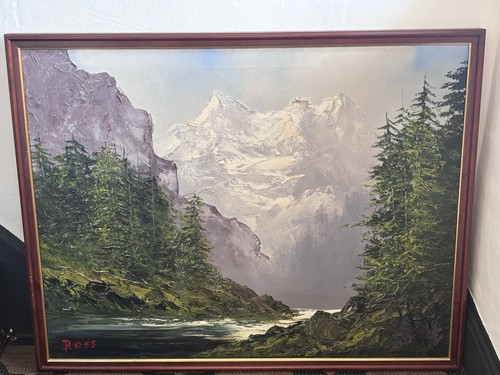 Bob ross oil painting - ross,