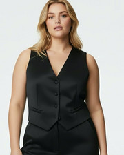 M&S Tailored Waistcoat Satin