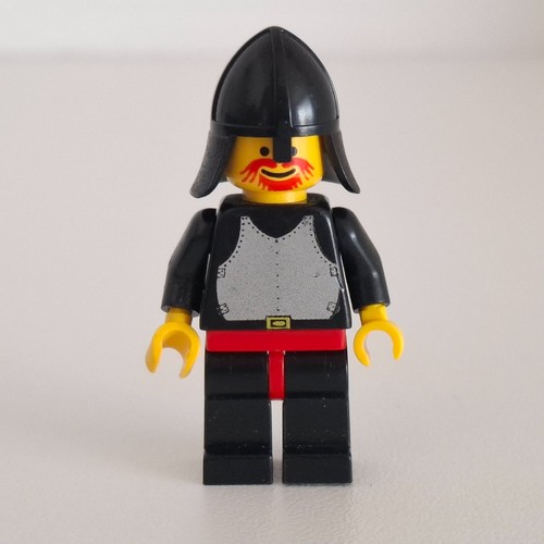 Lego minifigure knight - minifigure, black