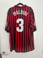 1999-00 Centenary AC milan Shirt Maldini