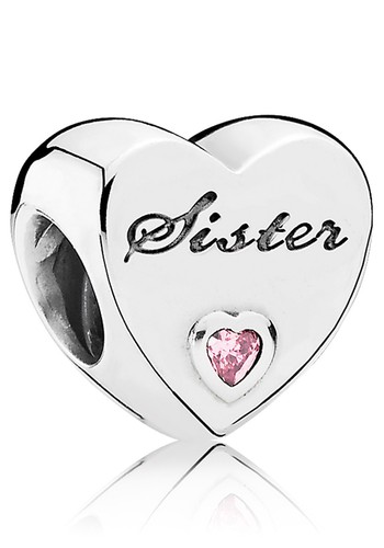 Pandora silver sister - sister, heart