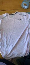 Genuine Nike Miler Dri-Fit Running T-Shirt Pink Foam Large Mens