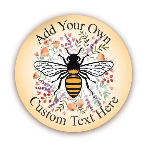 144 personalised honey bee - personalised,
