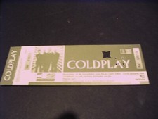 COLDPLAY TICKET BARCELONA 2005