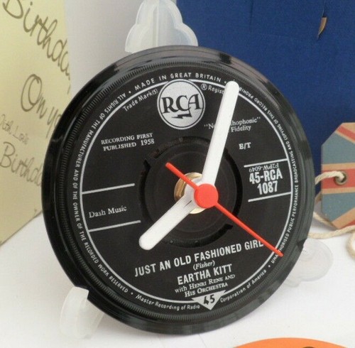 Eartha kitt clock - side, table