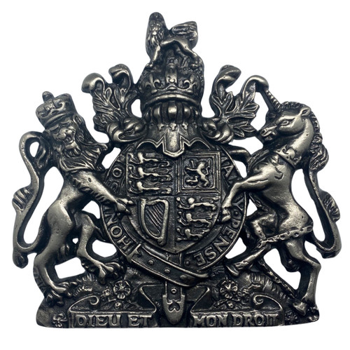 Royal coat arms - silver, sign