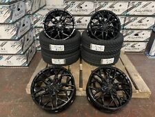 18" Black Swamper Alloy Wheels