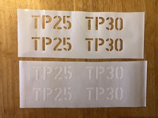 Tyre pressure stencils - tyre, &