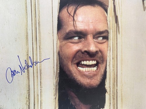 Jack nicholson signed the - signed, 'the