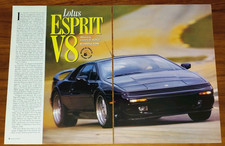 LOTUS ESPRIT V8 MAGAZINE