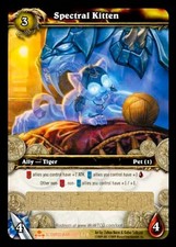 WoW TCG Loot Card - Spectral Kitten - Unused/Unscratched