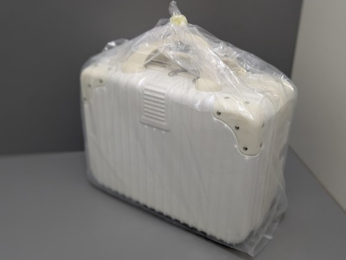 White hard shell - vanity, case