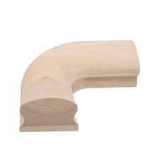 Solid wood stair - wood, elbow