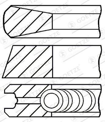 Wilmink wg1096254 piston ring - wilmink,