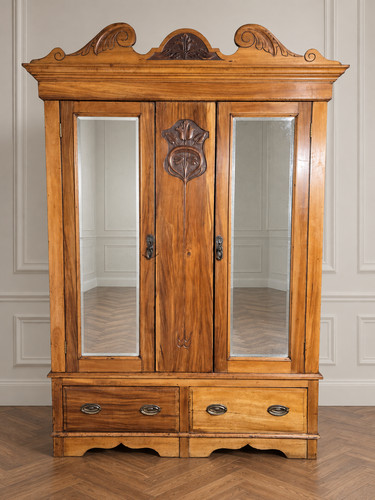 Antique walnut early 20th - antique,