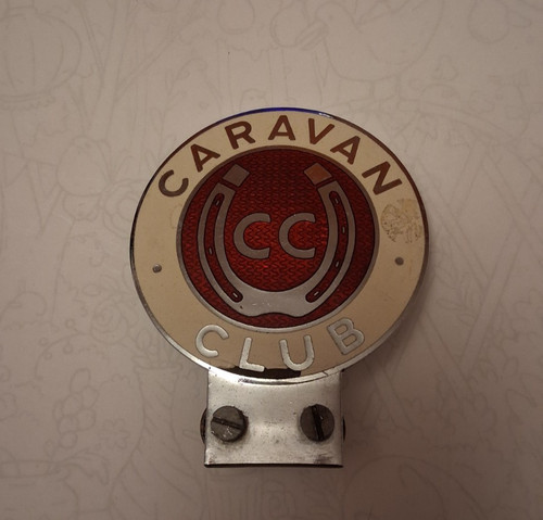 Caravan club camping - club, enamel