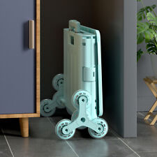 Lightweight Folding Shopping Trolley Cart Stair Climbing Crate Cart Hand Truck