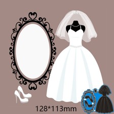 Wedding dress metal cutting - metal,