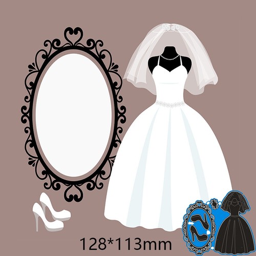 Wedding dress metal cutting - wedding,