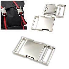 Double Side Release Metal Buckles 25mm 30mm for Webbing Pet Collar Bag Straps