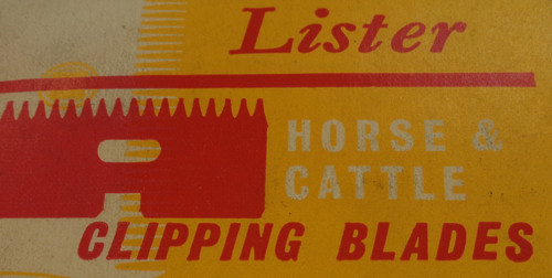 Lister horse cattle clipping - lister,