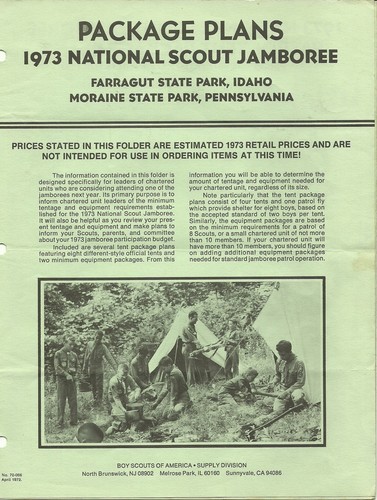 Boy scout 1973 jamboree - scout,