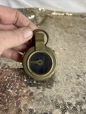 Antique Cased Brass Compass U