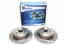 TA Technix Sport Brake Disc Set Rear Fits Toyota Celica Coupe