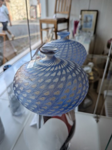Vintage blue minos art - blue,