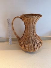 Wicker Vase Jug Style Large