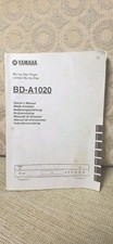 yamaha BD-A1020 blu-ray owner's manual