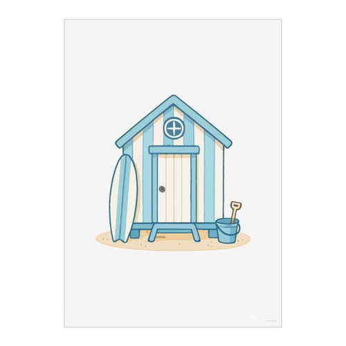 Beach hut wall - hut',