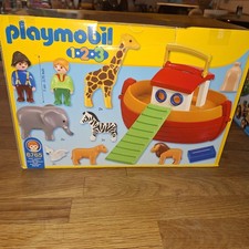 BN Boxed, Playmobil 1.2.3 Noahs Ark Playset, Age 1.5 +