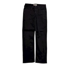 Levis Signature Jeans W30 L30 Mens Black Slim Straight Fit Stretch Denim (E)